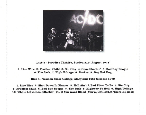 AC/DC : Hot As Hell - Broadcasting Live / Rare Gems From the Vaults (4xCDr, Unofficial)
