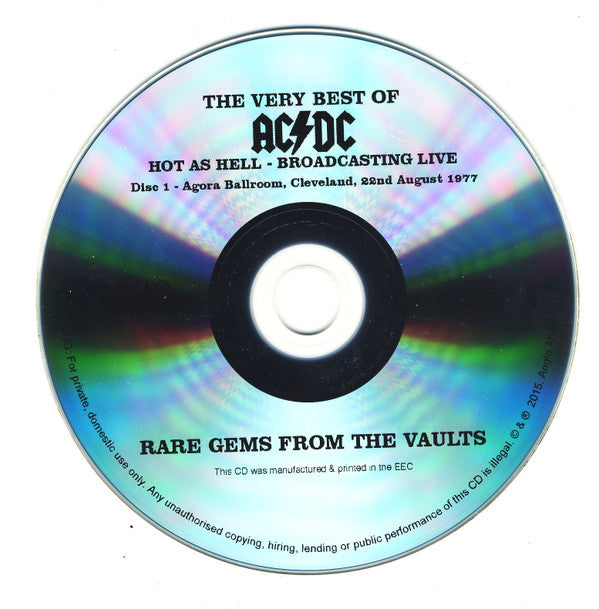 AC/DC : Hot As Hell - Broadcasting Live / Rare Gems From the Vaults (4xCDr, Unofficial)