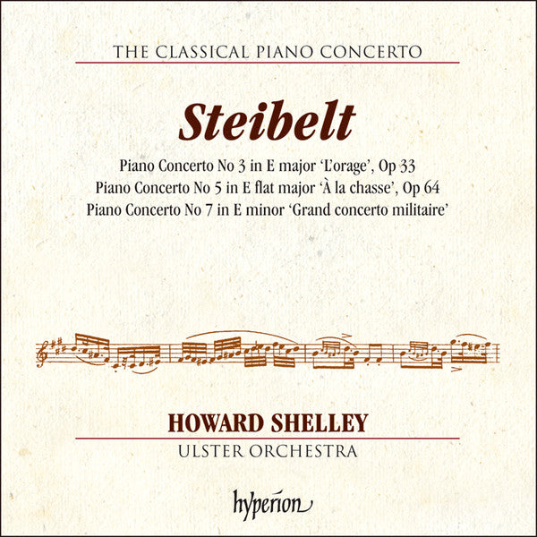 Daniel Steibelt - Howard Shelley, Ulster Orchestra : Piano Concertos (CD, Album)
