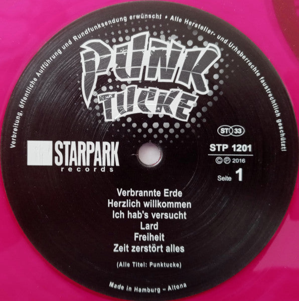 Punktucke : Ohrfeigen Für Alle (LP, Album, Pin)