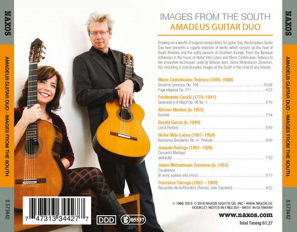 Amadeus Guitar Duo : IMAGES FROM THE SOUTH (CD, Album)