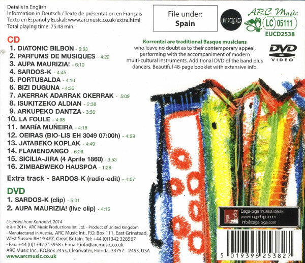 Korrontzi : Tradition 2.1 (CD, Album + DVD)