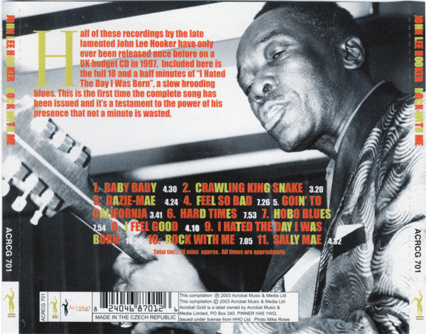John Lee Hooker : Rock With Me (CD, Comp, RE)