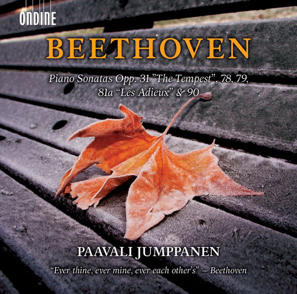 Ludwig van Beethoven, Paavali Jumppanen : Piano Sonatas Opp. 31, 78, 79, 81a & 90 (2xCD, Album)