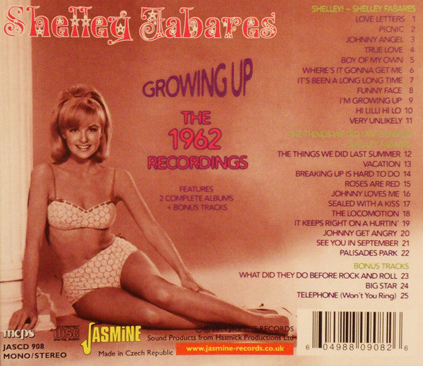 Shelley Fabares : Growing Up * The 1962 Recordings (CD, Comp, Mono, RM)