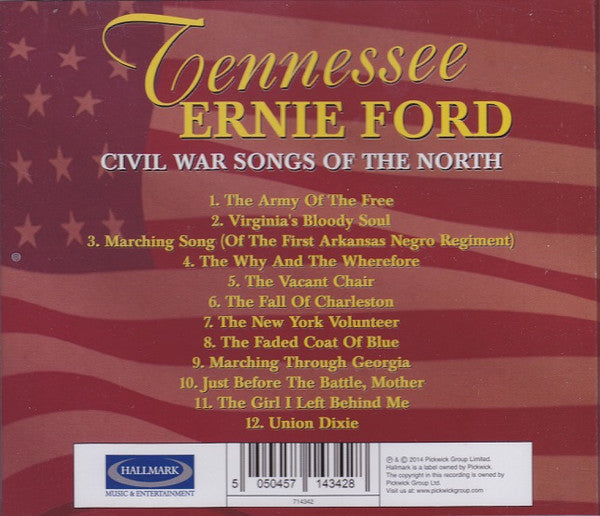 Tennessee Ernie Ford : Civil War Songs Of The North (CD, Album, RE)