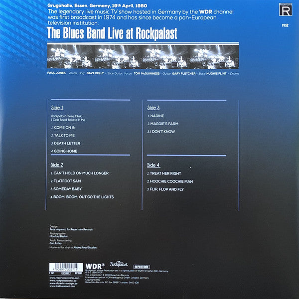 The Blues Band : Live at Rockpalast (2xLP, Mono, Liv)