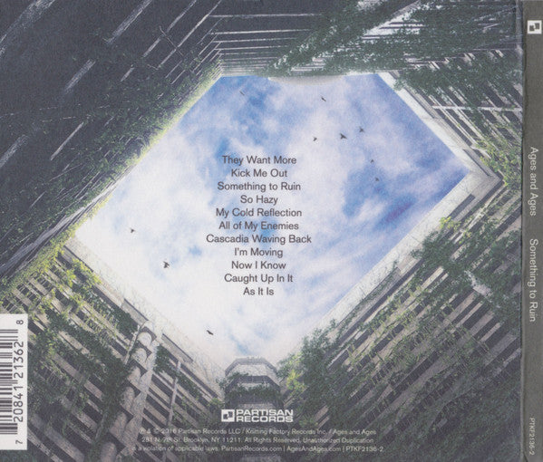 AgesAndAges : Something To Ruin (CD, Album)