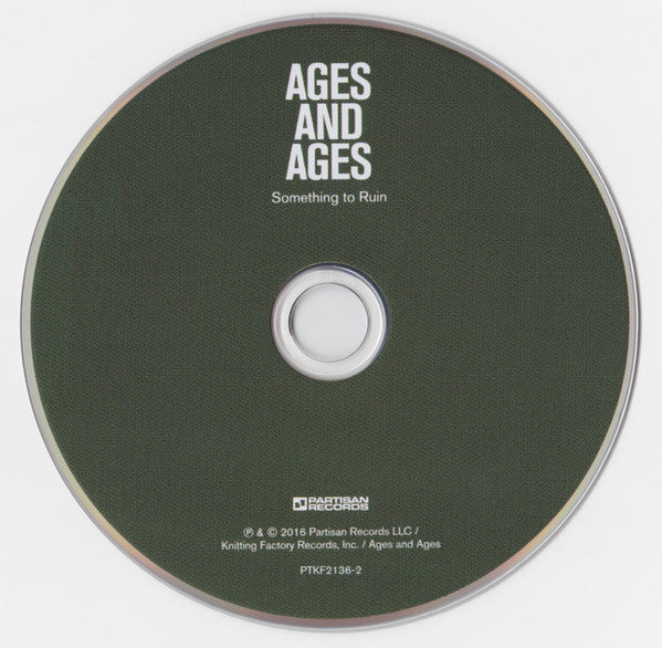 AgesAndAges : Something To Ruin (CD, Album)