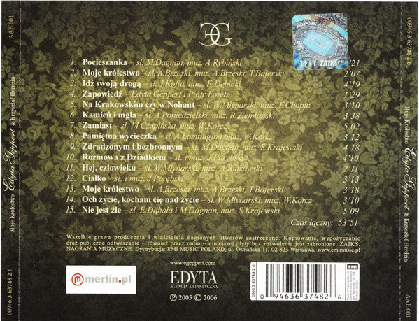 Edyta Geppert & Krzysztof Herdzin : Moje Królestwo (CD, Album)