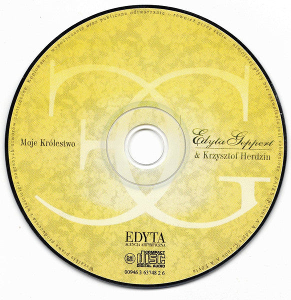 Edyta Geppert & Krzysztof Herdzin : Moje Królestwo (CD, Album)