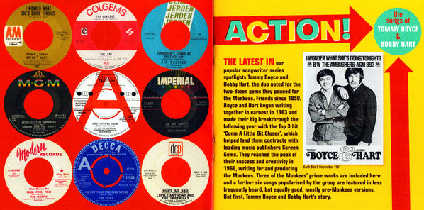 Boyce & Hart : Action! (The Songs Of Tommy Boyce & Bobby Hart) (CD, Comp, Son)