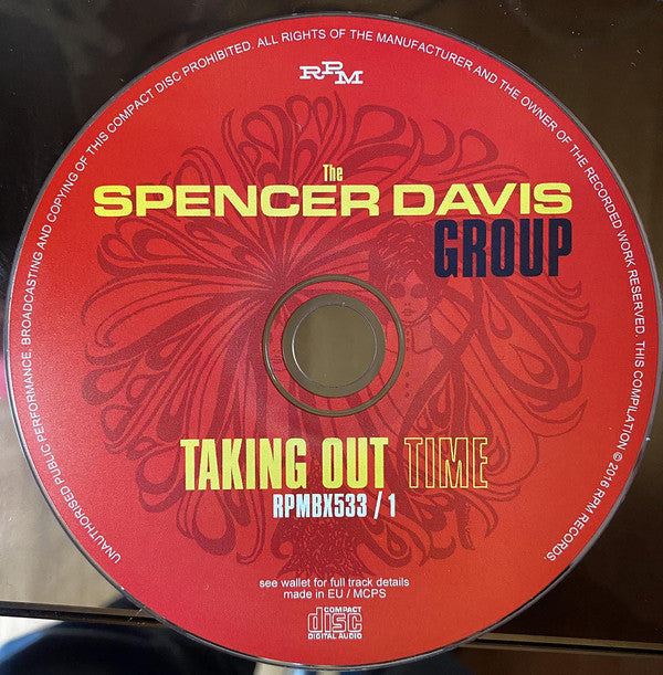 The Spencer Davis Group : Taking Out Time (Complete Recordings 1967-1969) (CD, Album, RE, RM + CD, RE, RM + CD + Box, Comp)