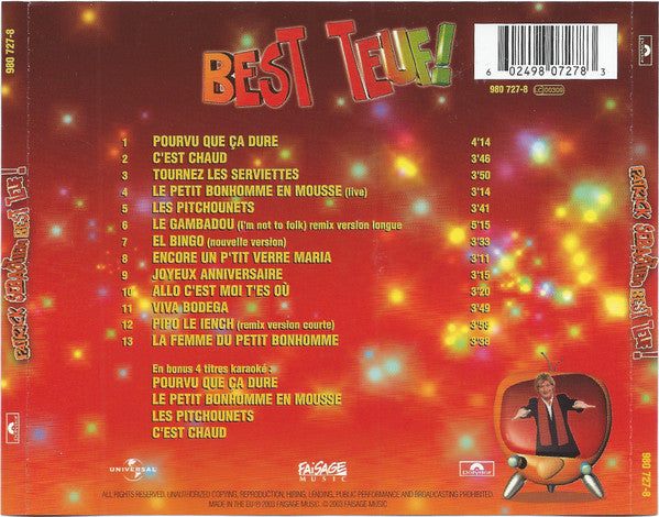 Patrick Sébastien : Best Teuf! (CD, Comp)