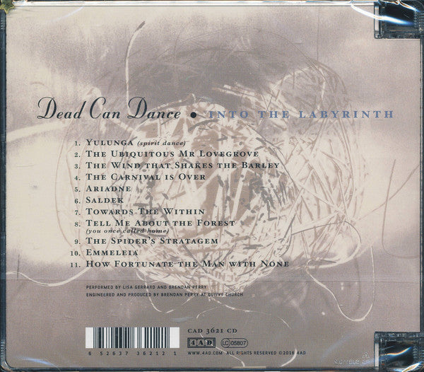 Dead Can Dance : Into The Labyrinth (CD, Album, RE, RM)