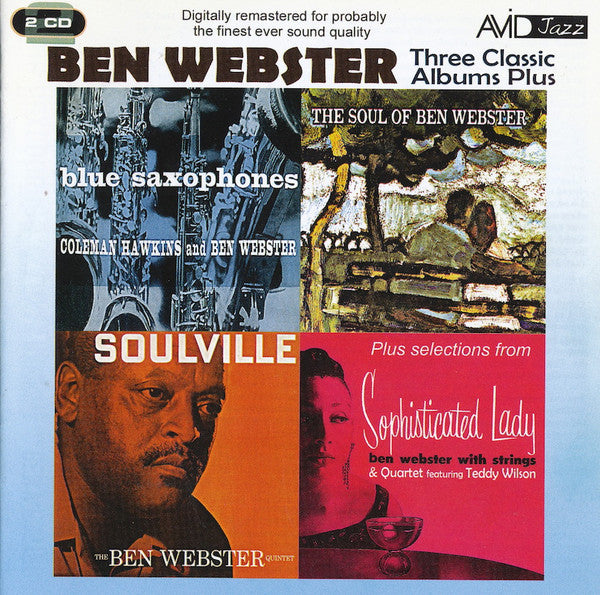 Ben Webster : Three Classic Albums Plus (2xCD, Comp, RM)