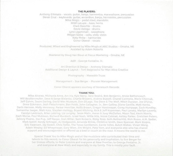 Anthony D'Amato : Cold Snap (CD, Album)