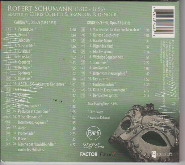 The Canadian Brass, Robert Schumann : Schumann: Carnaval (CD, Album)
