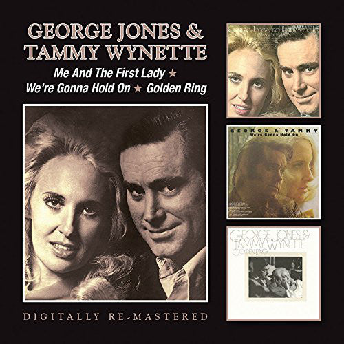 George Jones & Tammy Wynette : Me And The First Lady / We're Gonna Hold On / Golden Ring (2xCD, Comp, RM)
