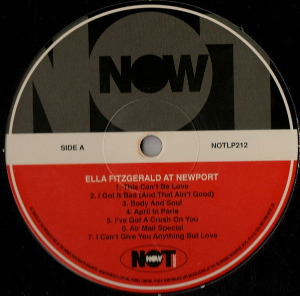 Ella Fitzgerald & Billie Holiday : At Newport (LP, Album, Mono, RE)