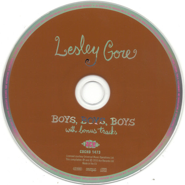 Lesley Gore : Boys, Boys, Boys (CD, Album, RE)