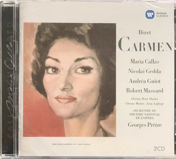Georges Bizet - Maria Callas, Nicolai Gedda, Andréa Guiot, Robert Massard, Les Chœurs René Duclos, Orchestre National De L'Opéra De Paris, Georges Prêtre : Carmen (2xCD, Album, RE, RM)