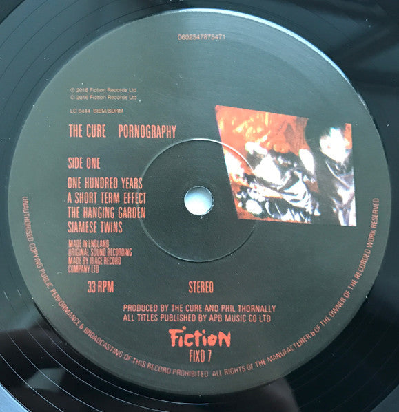 The Cure : Pornography (LP, Album, RE, RM, 180)
