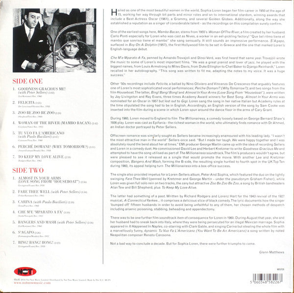 Sophia Loren : Goodness Gracious Me! (LP, Comp, Red)