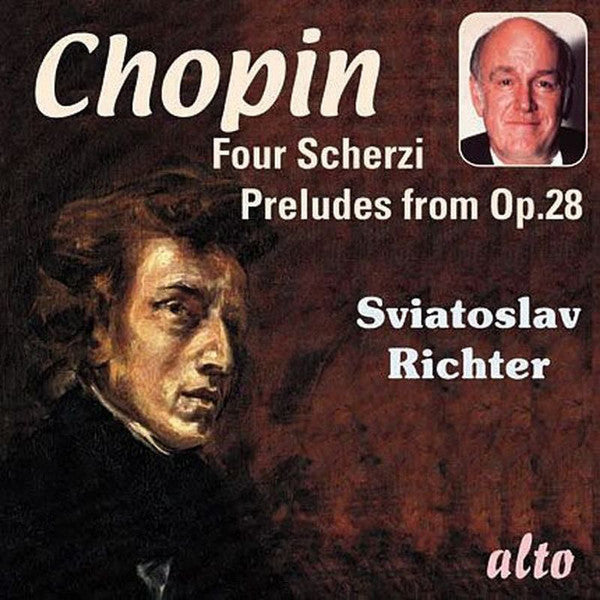Frédéric Chopin - Sviatoslav Richter : Four Scherzi, 13 Preludes From Opus 28 (CD, Album, Comp, RM)