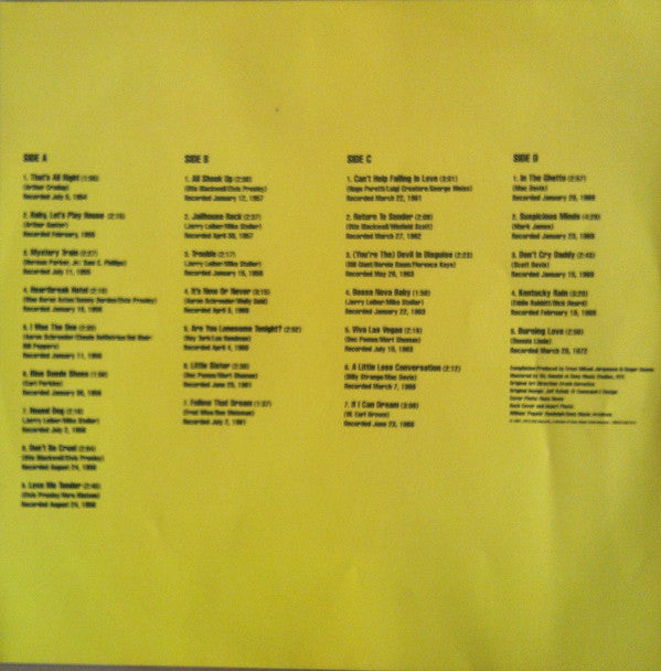 Elvis Presley : The Essential Elvis Presley (2xLP, Comp)