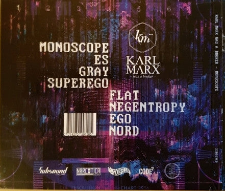 Karl Marx Was A Broker : Monoscope (CD, Album)