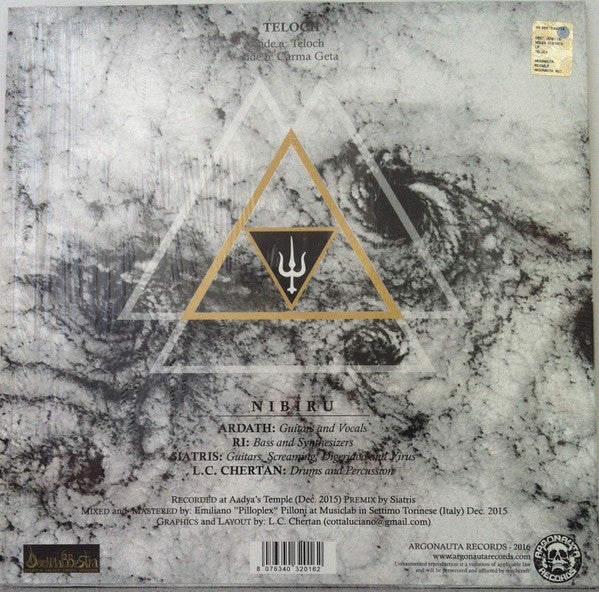 Nibiru (9) : Teloch (12", EP, Ltd, Whi)