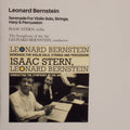 Leonard Bernstein - Isaac Stern, Leonard Bernstein Conducting The Symphony Of The Air : Serenade For Violin Solo, Strings, Harp & Percussion (CD, Album, RE, RM)