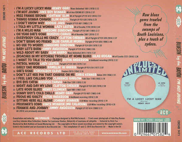 Various : Bluesin' By The Bayou - I'm Not Jiving  (CD, Comp)