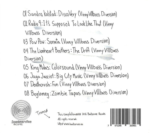 Vinny Villbass : Diversions Vol. 1 (CDr, Album)