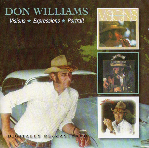 Don Williams (2) : Visions / Expressions / Portrait (2xCD, Comp, RE, RM)