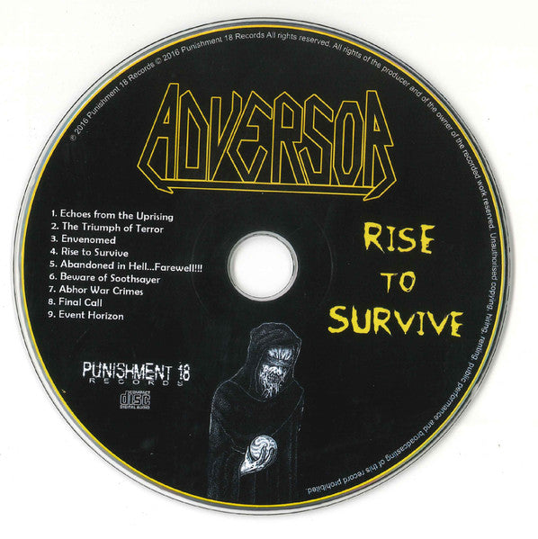 Adversor (2) : Rise To Survive (CD, Album)