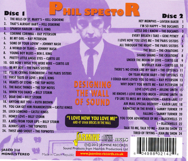 Phil Spector : Designing The Wall Of Sound - "I Love How You Love Me" And 47 Other Bricks In The Wall (2xCD, Comp, Mono)