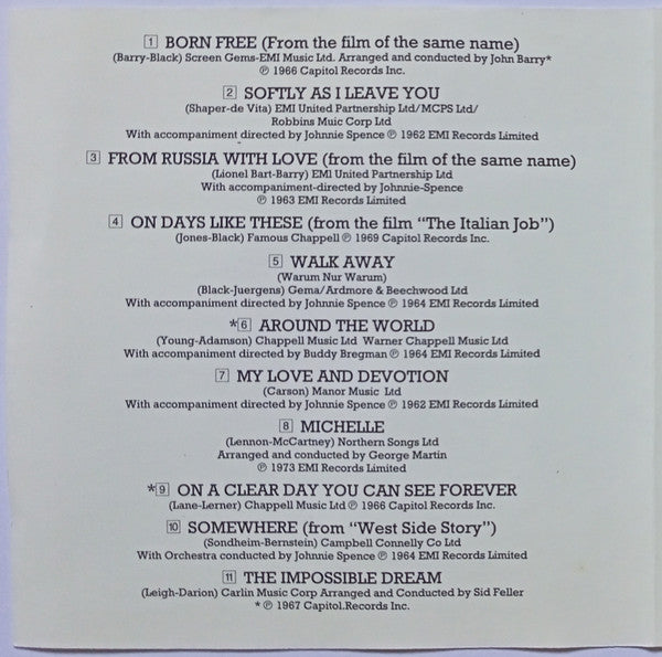 Matt Monro : The Very Best Of Matt Monro (CD, Comp, Mono)