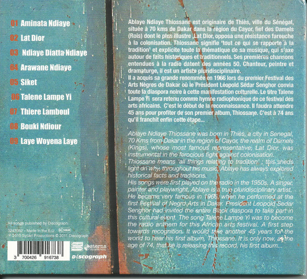 Ablaye Ndiaye Thiossane : Ablaye Ndiaye Thiossane (CD, Album)