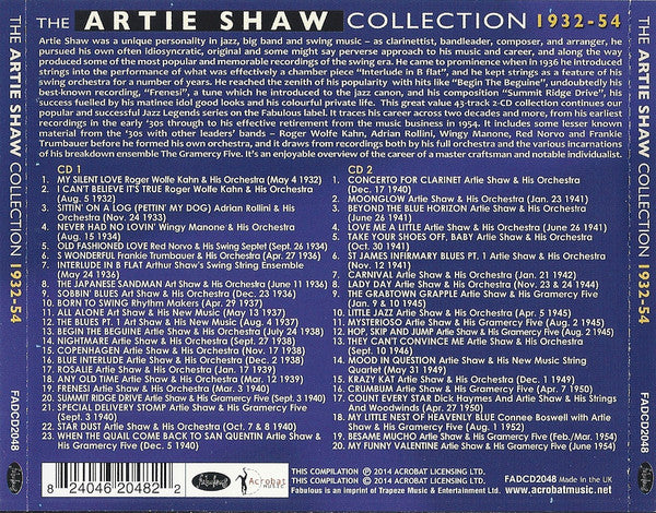 Artie Shaw : The Artie Shaw Collection 1932-54 (2xCD, Comp)