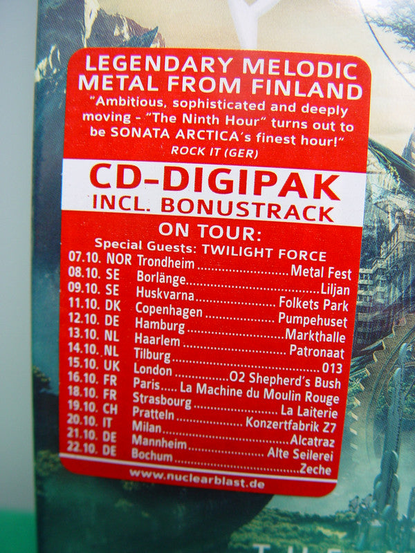 Sonata Arctica : The Ninth Hour (CD, Album, Ltd, Dig)