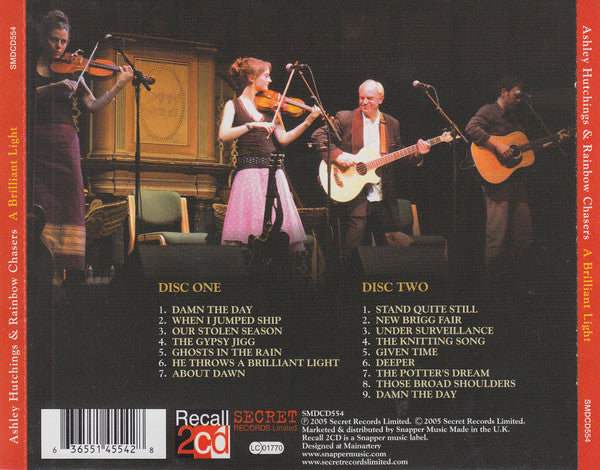 Ashley Hutchings & Rainbow Chasers : A Brilliant Light (2xCD, Album)