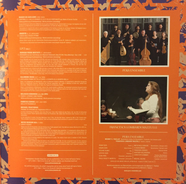 Pera Ensemble : Ballo Turco From Venice To Istanbul (2xLP, Album)