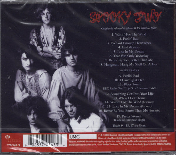 Spooky Tooth : Spooky Two (CD, Album, Mono, RE, RM, Son)