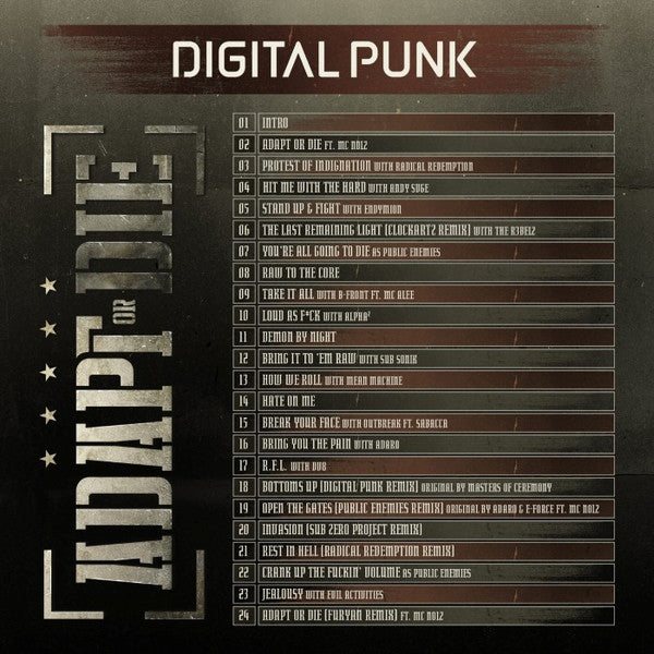 Digital Punk : Adapt Or Die  (CD, Album)