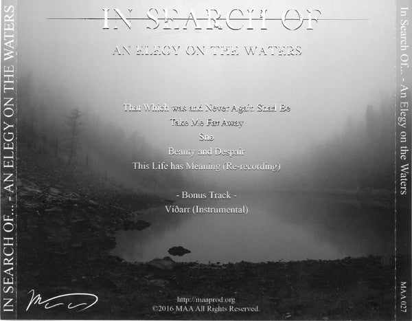 In Search Of... (2) : An Elegy On The Waters  (CD, Album)