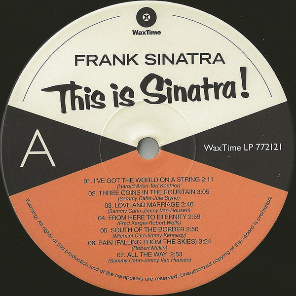 Frank Sinatra : This Is Sinatra! (LP, Comp, RE, RM, 180)