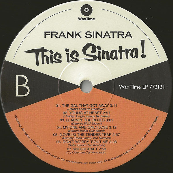 Frank Sinatra : This Is Sinatra! (LP, Comp, RE, RM, 180)