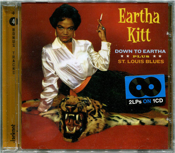 Eartha Kitt : Down To Eartha Plus St. Louis Blues (CD, Album, Comp, RE, RM, 24B)